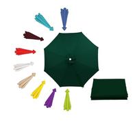 Replacement Parasol Canopy 2.0/2.3/2.7/3.0m Patio Umbrella Replacement Canopy 6 Arms/8 Arms, Garden Garden Parasol Umbrella Replacement Cover Fabric for Market Beach