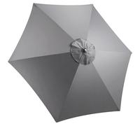Replacement Parasol Canopy 2.4m Hexagonal 6 Arms UV Protection Christow Grey One Size