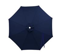 Replacement Parasol Canopy 2m/2.5m/2.7m/3m/3.5m, 6/8 Arms Sun Umbrella Replacement Cloth Outdoor Parasol Canopy Cover for Pool, Yard, Beach, Garden,Market Umbrella Top(Navy,2.5m 8Arms)