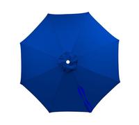 Replacement Parasol Canopy 2m/2.5m/2.7m/3m/3.5m, 6/8 Arms Sun Umbrella Replacement Cloth Outdoor Parasol Canopy Cover for Pool, Yard, Beach, Garden,Market Umbrella Top(Blue,3.5m 8Arms)