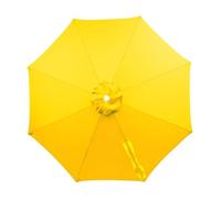 Replacement Parasol Canopy 2m/2.5m/2.7m/3m/3.5m, 6/8 Arms Sun Umbrella Replacement Cloth Outdoor Parasol Canopy Cover for Pool, Yard, Beach, Garden,Market Umbrella Top(Yellow,2m 8Arms)