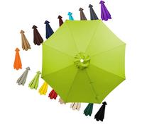 Replacement Parasol Canopy 8 Arms Garde Numbrella Cover For 3.5m Suitable For Patio Deck Balcony Pool Garden Outdoor Umbrella Canopy Only