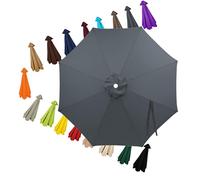 Replacement Parasol Canopy 8 Arms Garde Numbrella Cover For 3.5m Suitable For Patio Deck Balcony Pool Garden Outdoor Umbrella Canopy Only