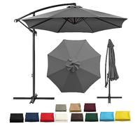 Replacement Parasol Canopy for 2M/2.7M/3M Garden Umbrella Waterproof UV Resistant Fabric Cover for 6/8 Arms Patio Umbrella Durable Outdoor Shade Solution