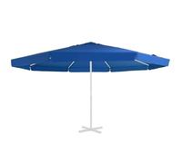 Replacement Parasol Cover, Azure Blue, 515 cm, 100% Polyester, Waterproof, UV-Resistant, Weatherproof, Tear-Resistant, Ideal for Balcony, Garden, Patio, Sun Protection, Replacement and Repair