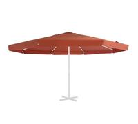 Replacement Parasol Cover, Terracotta Red, 515 cm Diameter, 100% Polyester, Weatherproof, UV-Resistant, Waterproof, Tear-Resistant, Ideal for Balcony, Garden