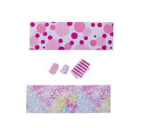 Replacement Part for Barbie Doll Dreamhouse Doll House Playset HMX10 - Soft Replacement Items - 2 Blankets, Pool Towel and 2 Hand Towels