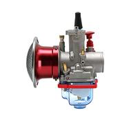 Replacement Part for Carburetor 32 34mm Motorcycle Carburetor Carb Transparent Float Bowl with 55mm Air Filter Cup For Buggy Quad Dirt Bike(32mm Carb red)
