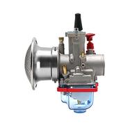Replacement Part for Carburetor 32 34mm Motorcycle Carburetor Carb Transparent Float Bowl with 55mm Air Filter Cup For Buggy Quad Dirt Bike(34mm Carb silver)