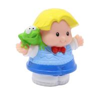 Replacement Part for Collectible Fisher-Price Little People Holiday Church Easter Wedding Dress Up Dollhouse Playset C1162 - Replacement Eddie Figure Wearing Sweater Vest and Bow Tie - Carrying Frog