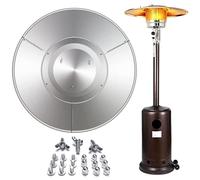 Replacement Part for Outdoor Heaters, Robust Heat Reflector Shielding for Outdoor Heaters, Patio Heater Reflector Shield for Round Propane Gas Heaters