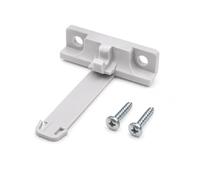 Replacement part for Velux roof windows, connection console for connecting T closure with ventilation flap for hinged swing windows of the V22 series with silver nameplate