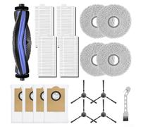 Replacement part set for LEFANT-M3 robot vacuum cleaner, main brush, side brushes, filters, wipes and dust bags, accessories for M3-Gen1 and Gen2(A)