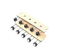 Replacement Parts 10pcs 6 * 4.3mm 2pin Tactile Tact Push Button Switch 6x6x4. 2p Vertical Round Micro White Black