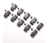 replacement parts 10pcs/lot AC 5A 125V-250V Micro Roller Lever Arm Normally Open Close Limit Switches