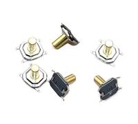 replacement parts 10PCS/Lot Micro Push Button Switch 4 * 4 * 5 4 Pin SMD Tactile Tact Switch Brass Button Waterproof Copper Head 4x4x5mm
