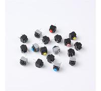 replacement parts 10Pcs/lot Mute Button 6 * 6 * 7.3mm quare Silent Mouse Micro Switch Red Black Yellow Blue Green 3 Million 10 Million time (Color : Green 3 million)