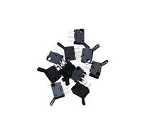 replacement parts 10PCS Micro Mini Switches Miniature Small Limit Travel Switch with Hole Three Legs Normally Open Normally Closed N/O N/C