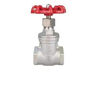 replacement parts 1Pcs 1/2 3/4 1 1-1/4 1-1/2 2 Inch Stainless Steel Gate Valves Water Valve Switch Valve Female Thread Gate Valve (Size : 2 Inch)