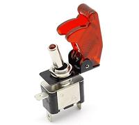 replacement parts 1pcs Red 12V 20A Racing Car Truck Boat Cover LED Push Button Rocker Toggle Switch Control+ Dust Cover