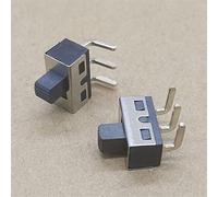 replacement parts 20Pcs SS12D11 Toggle Switch 3Pins Curved Needle 1P2T Handle High 5mm Spacing of 4.7mm 3A 250V