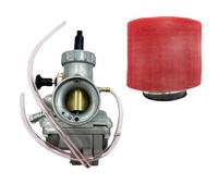 Replacement Parts 28mm VM24 Carburetor 200cc With Air Filter For Mikuni For Yamaha DT175 1974-1981(Carb and Air)