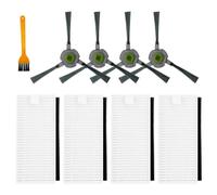 Replacement Parts Accessories Compatible with Lefant U180, M210 Pro, M201 L3 Robot Vacuum Cleaner Filters and Side Brushes (1 set)