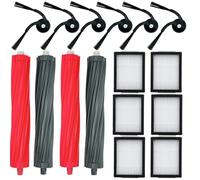 Replacement Parts accessories for iRobot Roomba e5 e6 i1 i2 i3 i4 i5 i6 i7 i8 j5 j6 j7 j8 and all Plus i e j Series Vacuum Cleaner 2 Set Roller Brushes 6 HEPA Filters 6 Tangle-Free Side Brushes