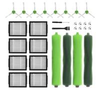 Replacement Parts accessories for irobot Roomba i1+ i7 i7+ i3+ i4+ i6+ i8+ J7+ Plus I & J Plus series Vacuum Cleaner Inclue 4 Roller Brushes, 8 Filters, 8 Side Brushes