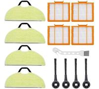 Replacement Parts Accessories for RV2610WA RV2620WA RV2410WD AV2610WA Robot Vacuum Cleaner 4 Side Brush 4 Filter 4 Rag 4 Side Brush Accessories Set