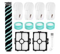 Replacement Parts Accessories Kit Compatible with Shark HZ4000 HZ4002 Corded Stick Vacuum Cleaner, 1 Roller Brush, 2 HEPA Filters, 4 Foam & Felt Filters, 4 Odor-Neutralizer Cartridge, 1 Cleaning Tool