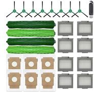 Replacement Parts Accessories kit for IRobot Roomba Max 705 Vac Plus 504 Vac Vacuum Cleaner, 2 Roller Brush 6 Dust Bag 8 HEPA Filter 8 Side Brush 1 Cleaning Tool
