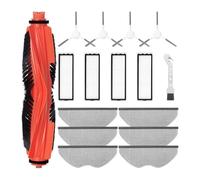 Replacement Parts Accessory Kit, Compatible with Xiaomi S40C Robot Vacuum Cleaner, Main Brush, HEPA Filters, Wiper Pads, Side Brushes