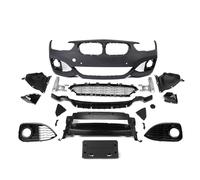 Replacement Parts Compatible With BMW For 1 Series F20 2015 2016 2017 2018 2019 Front Grille Assembly LCI Coneversion MT Style Front Full Body Kits Bumper