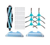 Replacement Parts Compatible With Cecotec Conga 1490 1590 Main Brush HEPA Filter Robot Vacuum Cleaner Accessories Kit Side Brush Mop Cloths (Color : 2set)