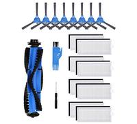 Replacement Parts Compatible with Eufy RoboVac 11S, RoboVac 30, RoboVac 30C, RoboVac 15C, RoboVac 15T, RoboVac 12, RoboVac 35C Accessory Robotic Vacuum Cleaner Filters, Side Brushes,Rolling Brushes