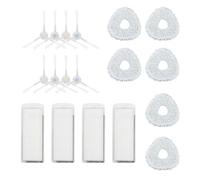 Replacement Parts Compatible with Narwal T10 J1 J2 Robot Vacuum Cleaner Spare Accessories Kit, 4 Hepa Filters,6 Mop Cloth, 8 Side Brush 18 Pcs Accessories Kit