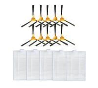 Replacement Parts Compatible With ZiGMA Spark 980 Robot Vacuum Cleaner Spare Parts Accessories Kit Side Brush Hepa Filter (Color : Set E)