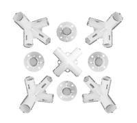 Replacement parts for 3 x 3 m gazebo canopy, tent feet, 25/19 mm corner center connector