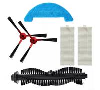 Replacement Parts For 360 SmartAI G50 / 30V Max / C50 Robot Vacuum Cleaner (1 Roller Brush, 1 Mop Cloth, 2 Filters, 2 Side Brushes)