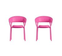 Replacement Parts for Barbie Doll Dreamhouse Doll House Playset HMX10 - Replacement Set of 2 Two Pink Chairs