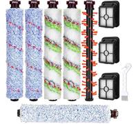 Replacement Parts for Bissell CrossWave 1785 2306 2551 Series Wet Dry Vacuum Cleaner,1785A 2306A Replacements 1 x Pet & 2 x Multi Surface & 2 x Wood Floor & 1 x Area Rug Brush Rolls & 3 x 1866 Filters