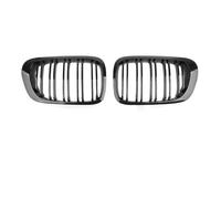 Replacement Parts For BMW E46 2-Door 1998 1999 2000 2001 Car Front Kidney Black Double Line Front Hood Grille Grills Gloss Black modification Parts