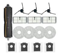 Replacement Parts For Dreame X40 Ultra Complete L40 Ultra X40 Master MOVA P10 / P50 Pro Ultra Mop Pads X4; Dust bag X4; Filter HEPA X3;Tri-cut Main Brushe X1; Side Brushes X3 Accessories