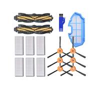 Replacement Parts for Ecovacs DEEBOT N79 N79S DN622 500 N79w N79se Robotic Vacuum Cleaner, 2 Main Brush, 6 Filter, 6 Side Brush 1 Primary Filter Accessory Kit