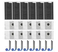 Replacement Parts for Ecovacs For Deebot T90 Pro For Omni | 3.3L Dust Bags | Filters | Side Brushes Kit for Robot Vacuum Cleaner(Annual Sets)