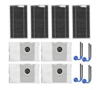 Replacement Parts for Ecovacs For Deebot T90 Pro For Omni | 3.3L Dust Bags | Filters | Side Brushes Kit for Robot Vacuum Cleaner(Quarterly Sets)