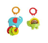 Replacement Parts for Fisher-Price On-The-Go Baby Dome - FTD51 ~ Replacement Toys ~ Elephant and Turtle
