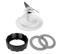 Replacement parts for Hamilton Beach blender blades with blade seal, bottom cover and 2 rubber O-rings
