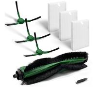 Replacement Parts for iRobot Roomba 104, 105 Vac/Combo, Y0140, Q0120, Y0110, Q011, Q0520 Robot Vacuum, Accessory Replenishment Kit with 1 Roller Brush, 3 HEPA Filters, 3 Side Brushes, 1 Cleaning Tool